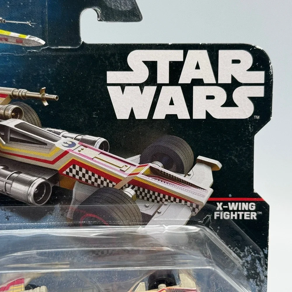 Hot Wheels Star Wars Carships X-Wing Fighter Die-Cast Car White‎ DPV26 New